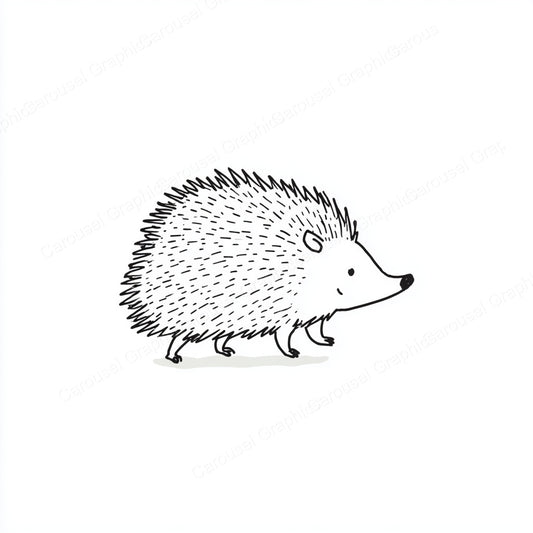 Porcupine Vector Graphic preview