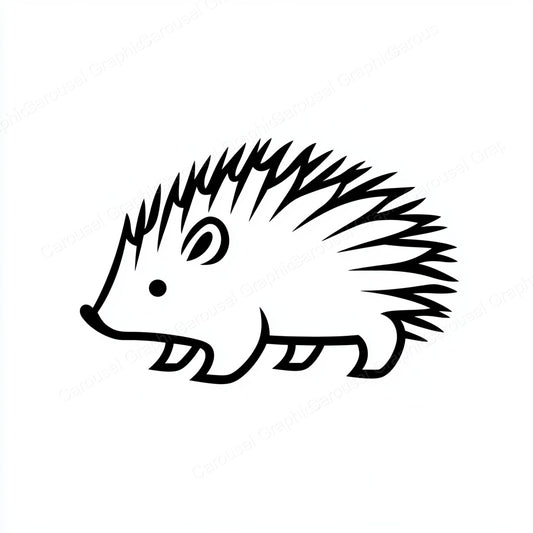 Porcupine Vector Graphic preview
