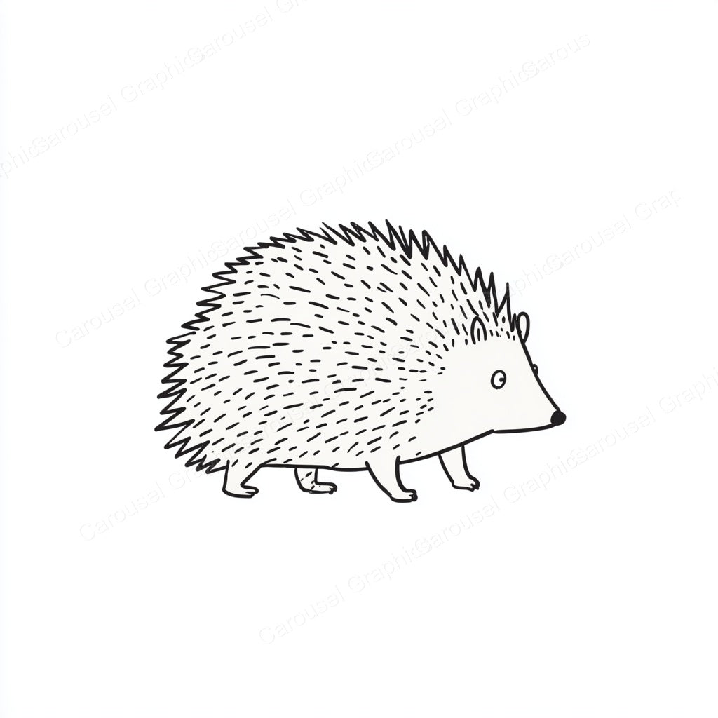 Porcupine Vector Graphic preview