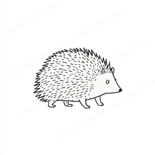 Porcupine Vector Graphic preview