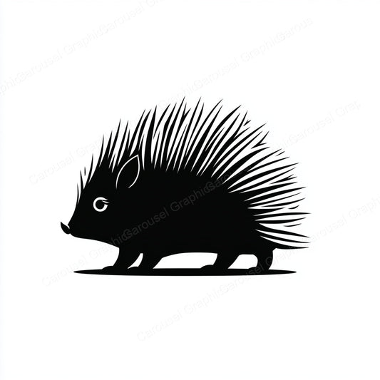 Porcupine Vector Graphic preview