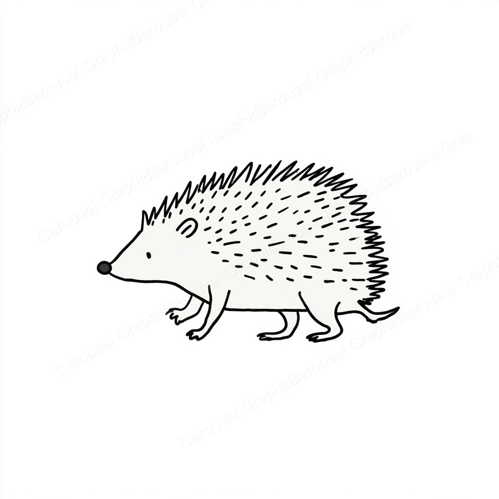Porcupine Vector Graphic preview