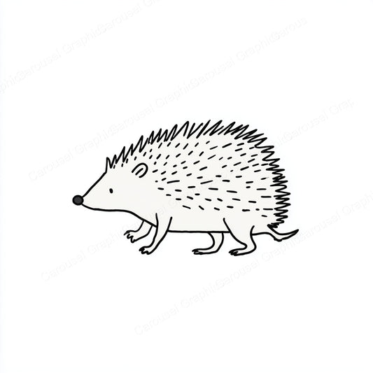 Porcupine Vector Graphic preview