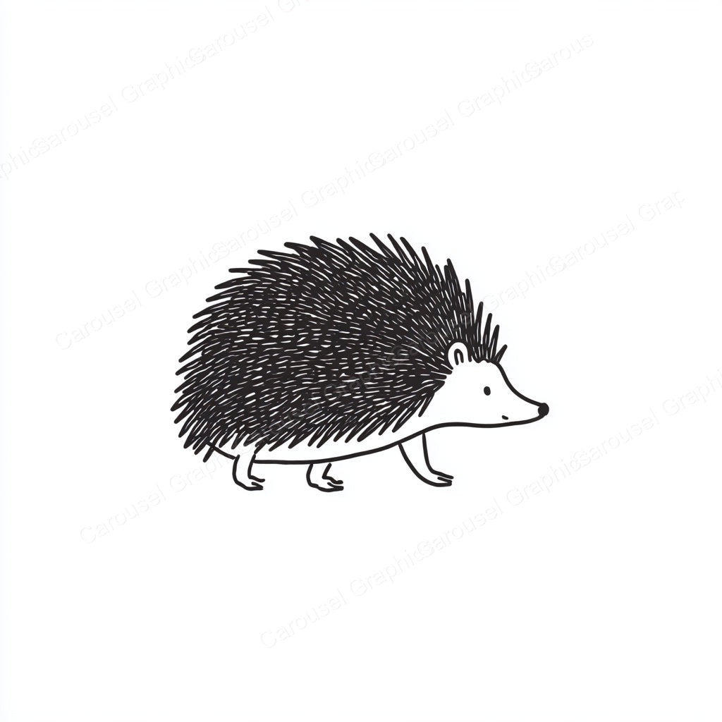 Porcupine Vector Graphic preview