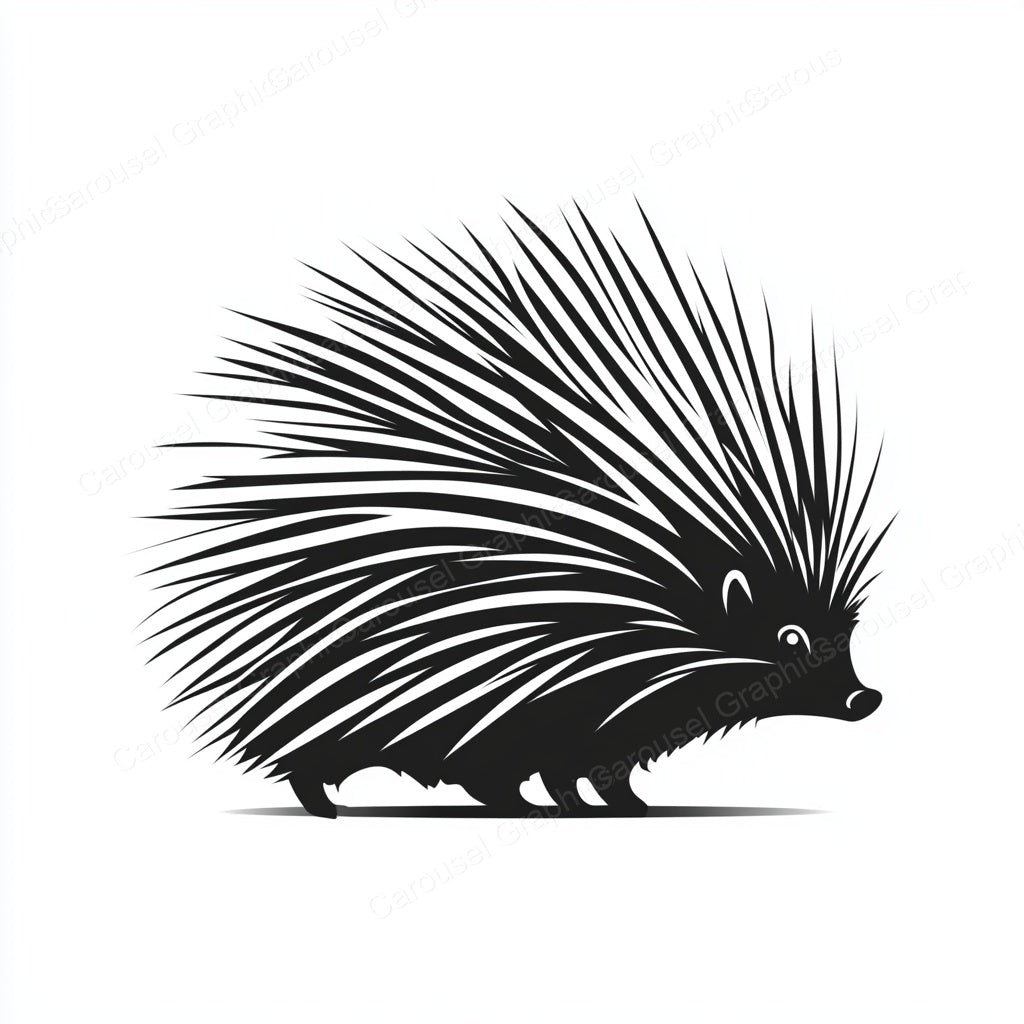 Porcupine Vector Graphic preview