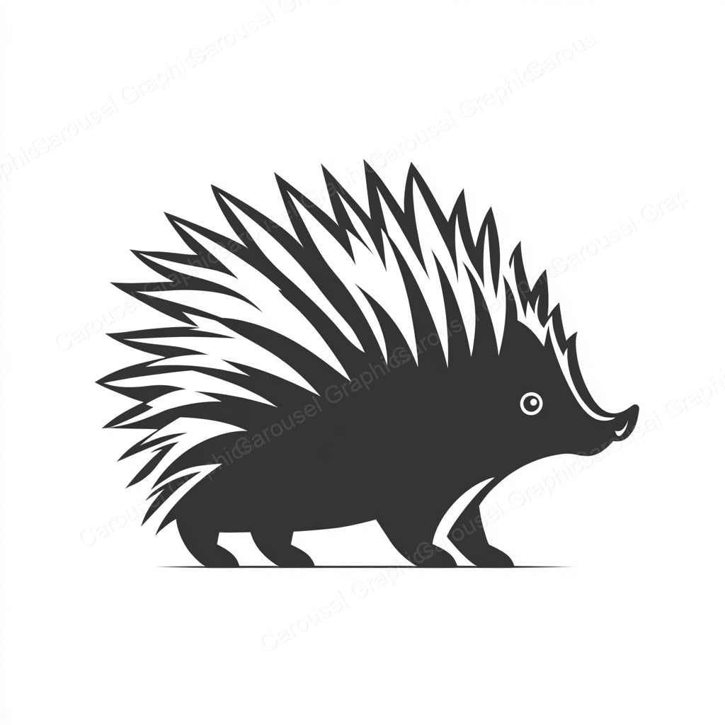 Porcupine Vector Graphic preview