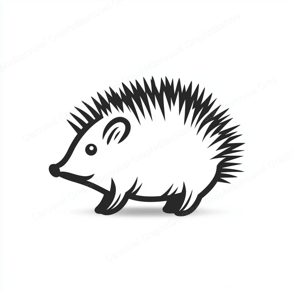 Porcupine Vector Graphic preview