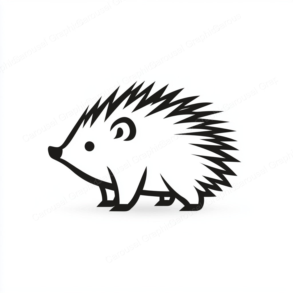 Porcupine Vector Graphic preview