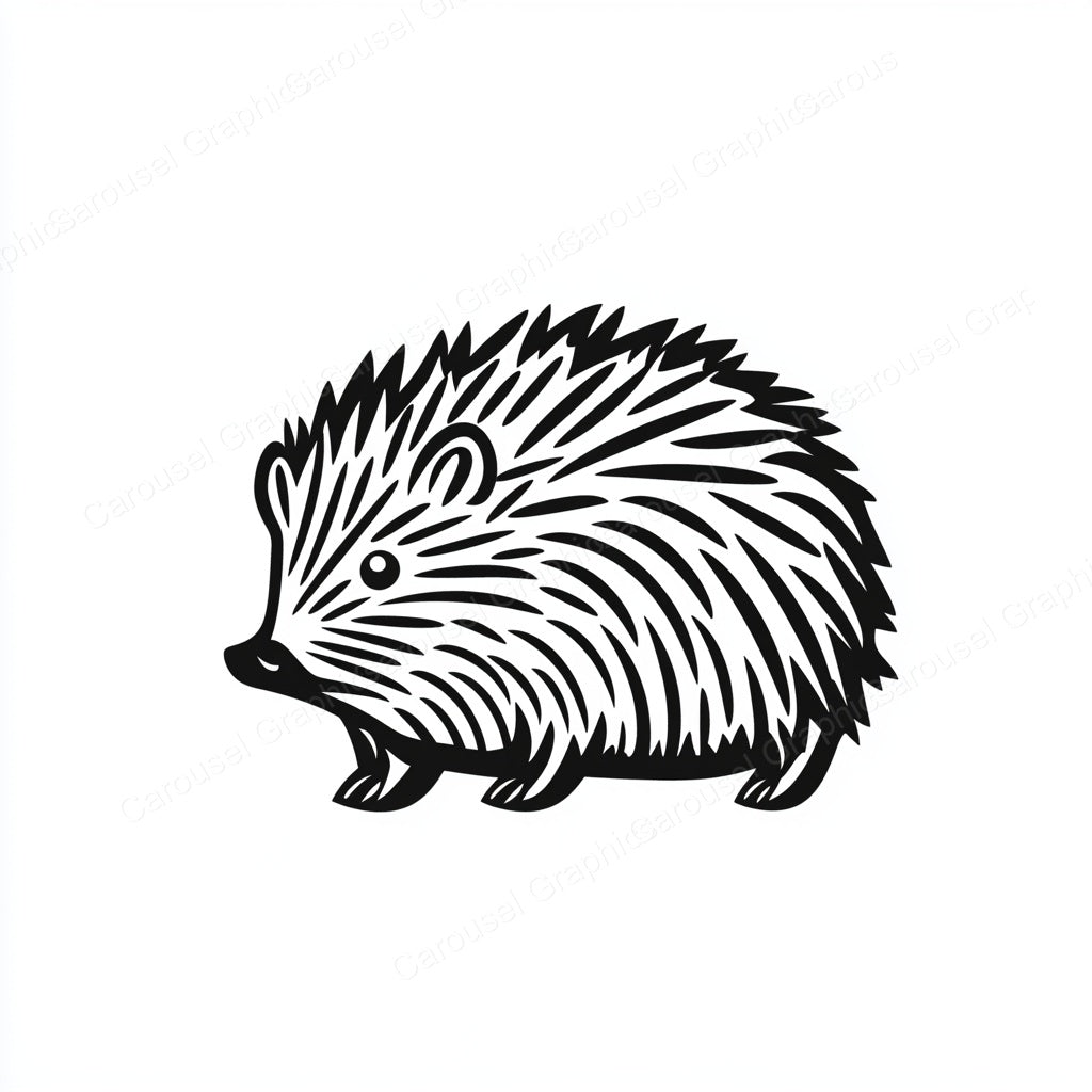 Porcupine Vector Graphic preview