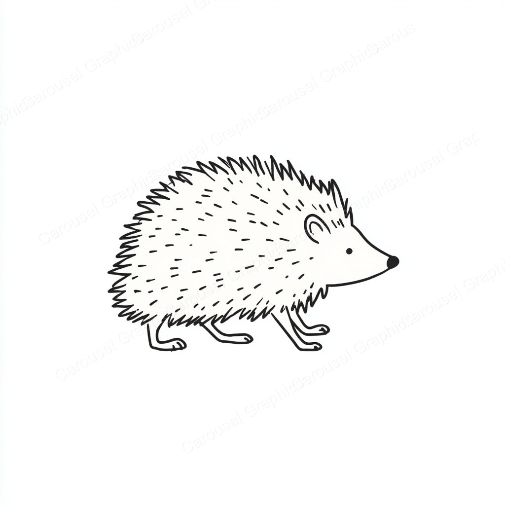 Porcupine Vector Graphic preview