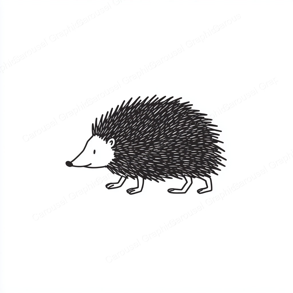 Porcupine Vector Graphic preview