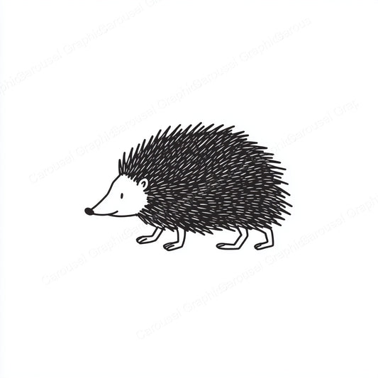 Porcupine Vector Graphic preview