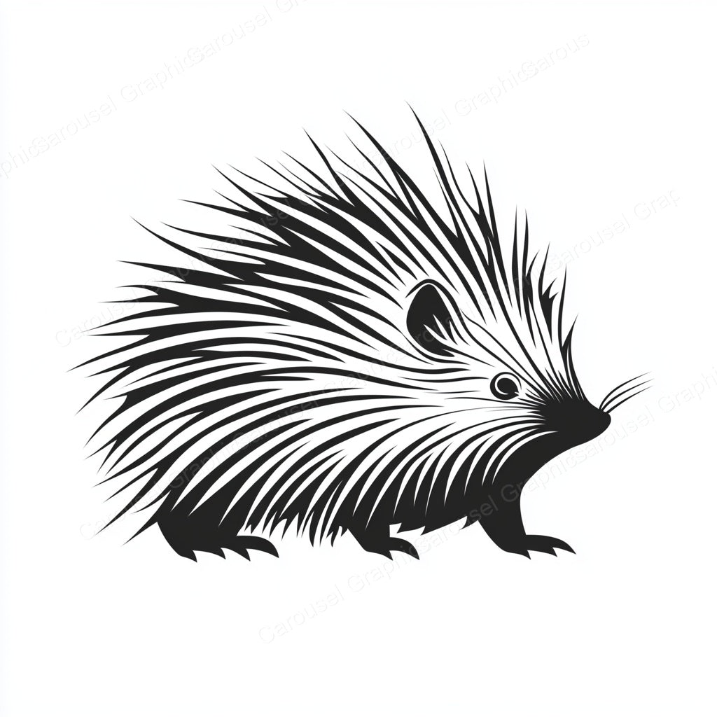 Porcupine Vector Graphic preview