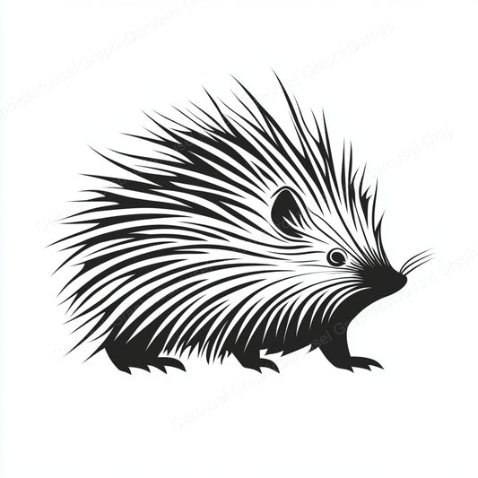 Porcupine Vector Graphic preview