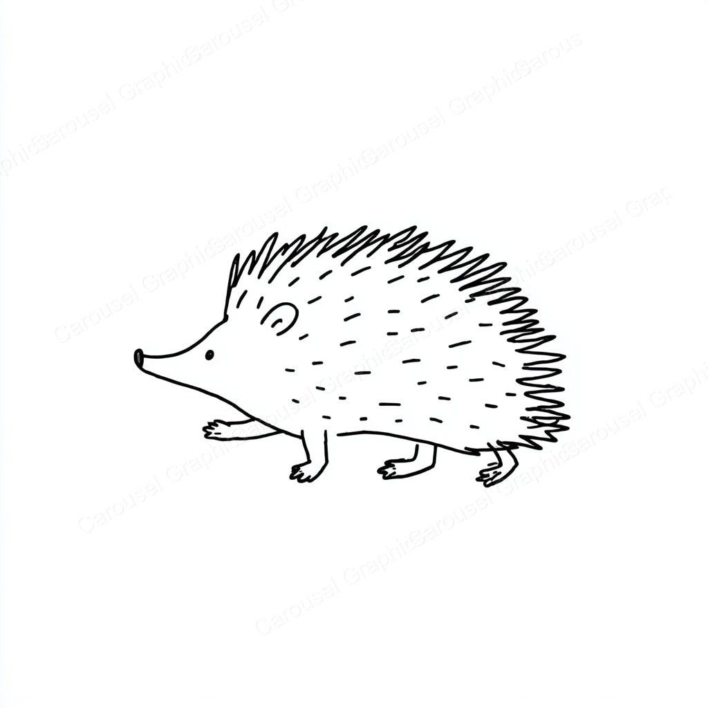 Porcupine Vector Graphic preview