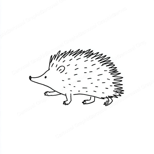 Porcupine Vector Graphic preview
