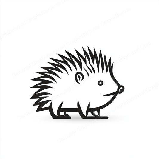 Porcupine Vector Graphic preview