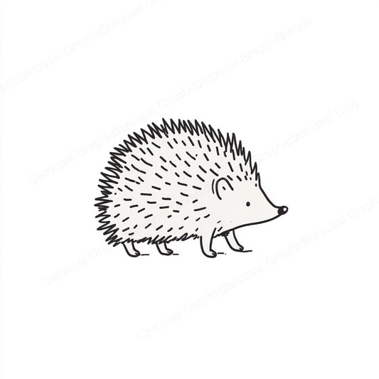 Porcupine Vector Graphic preview