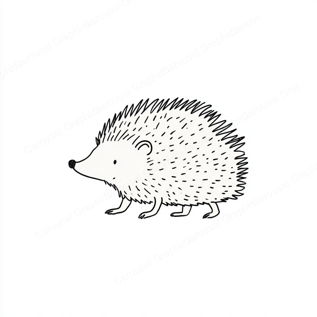 Porcupine Vector Graphic preview
