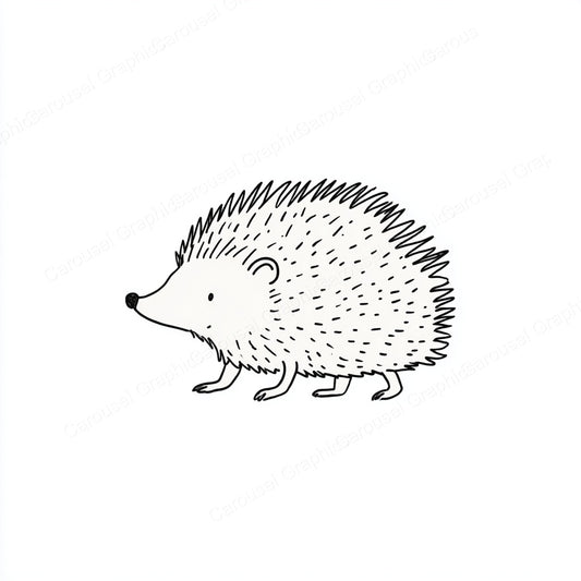 Porcupine Vector Graphic preview