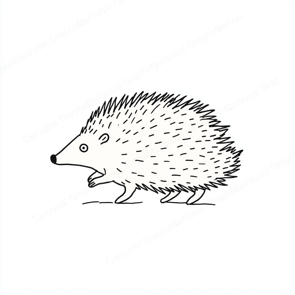 Porcupine Vector Graphic preview