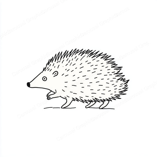 Porcupine Vector Graphic preview