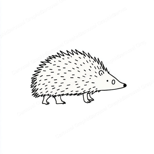Porcupine Vector Graphic preview