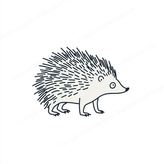 Porcupine Vector Graphic preview