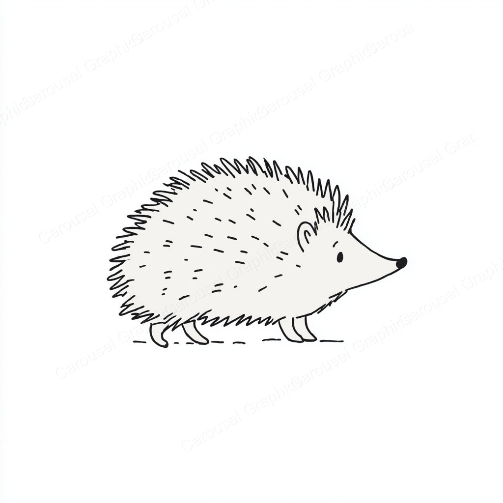 Porcupine Vector Graphic preview
