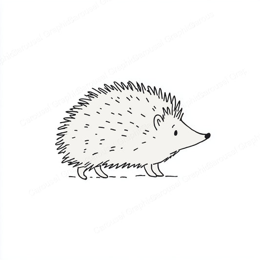 Porcupine Vector Graphic preview