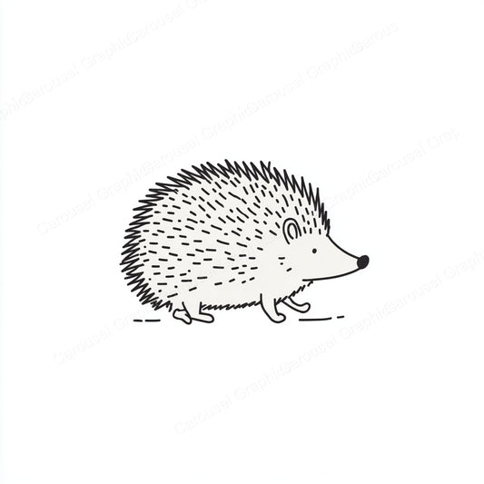 Porcupine Vector Graphic preview