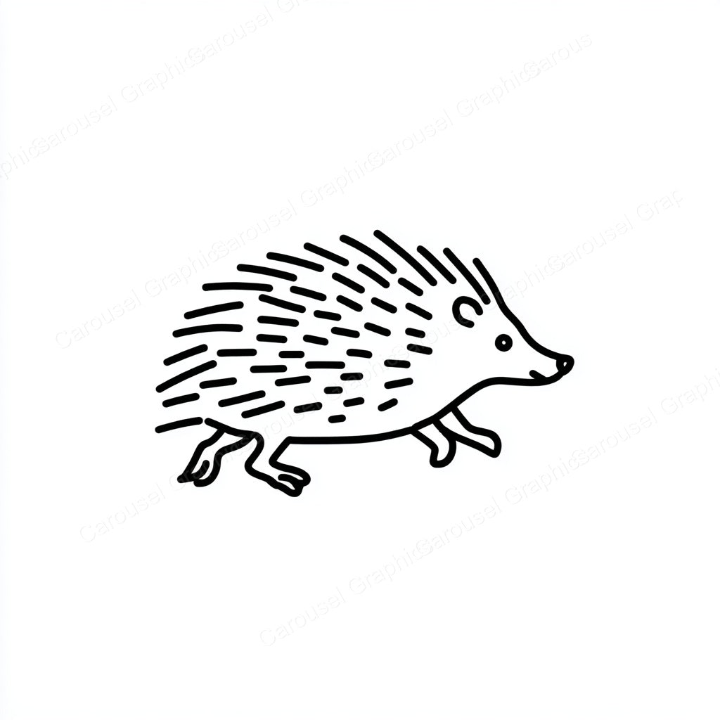 Porcupine Vector Graphic preview