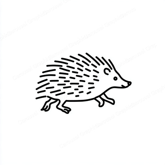 Porcupine Vector Graphic preview