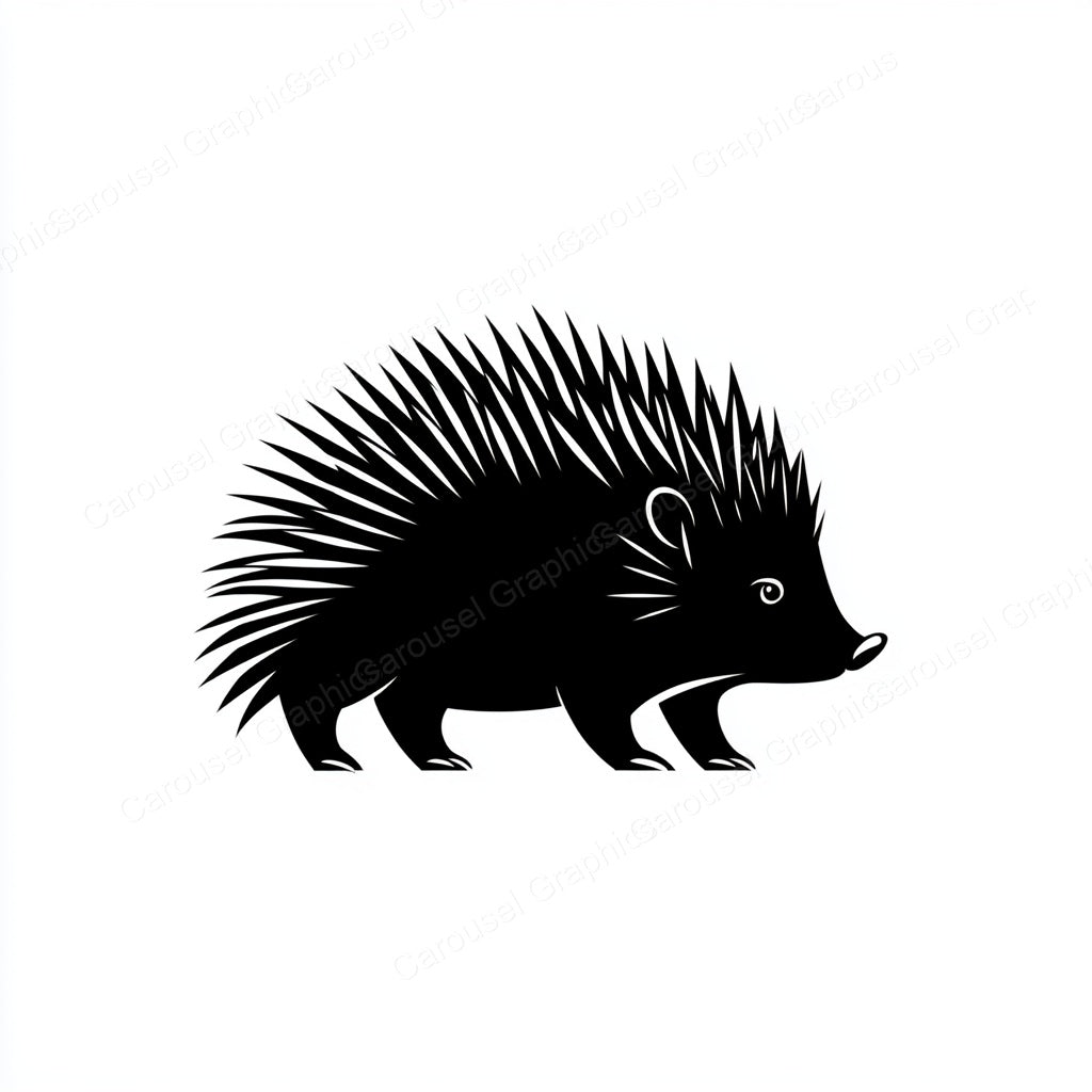 Porcupine Vector Graphic preview