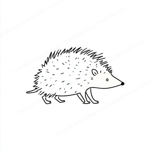 Porcupine Vector Graphic preview