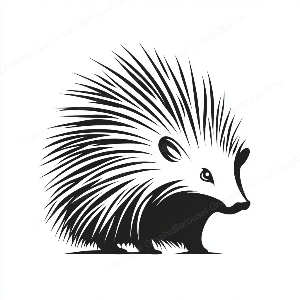 Porcupine Vector Graphic preview
