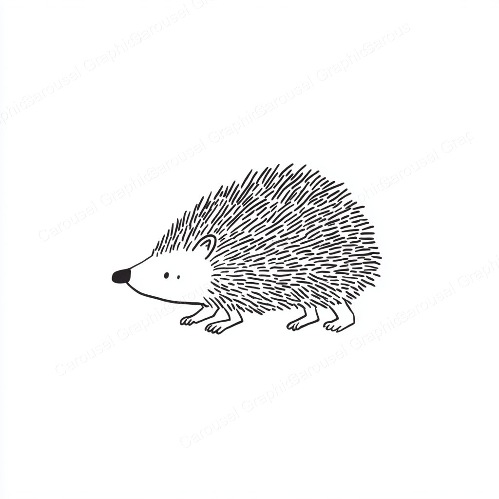 Porcupine Vector Graphic preview