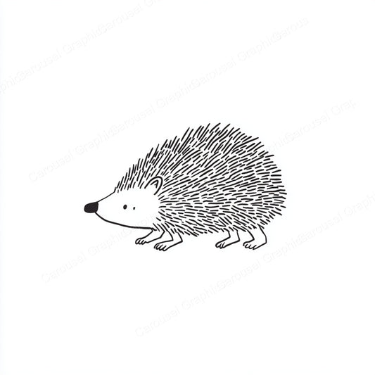 Porcupine Vector Graphic preview