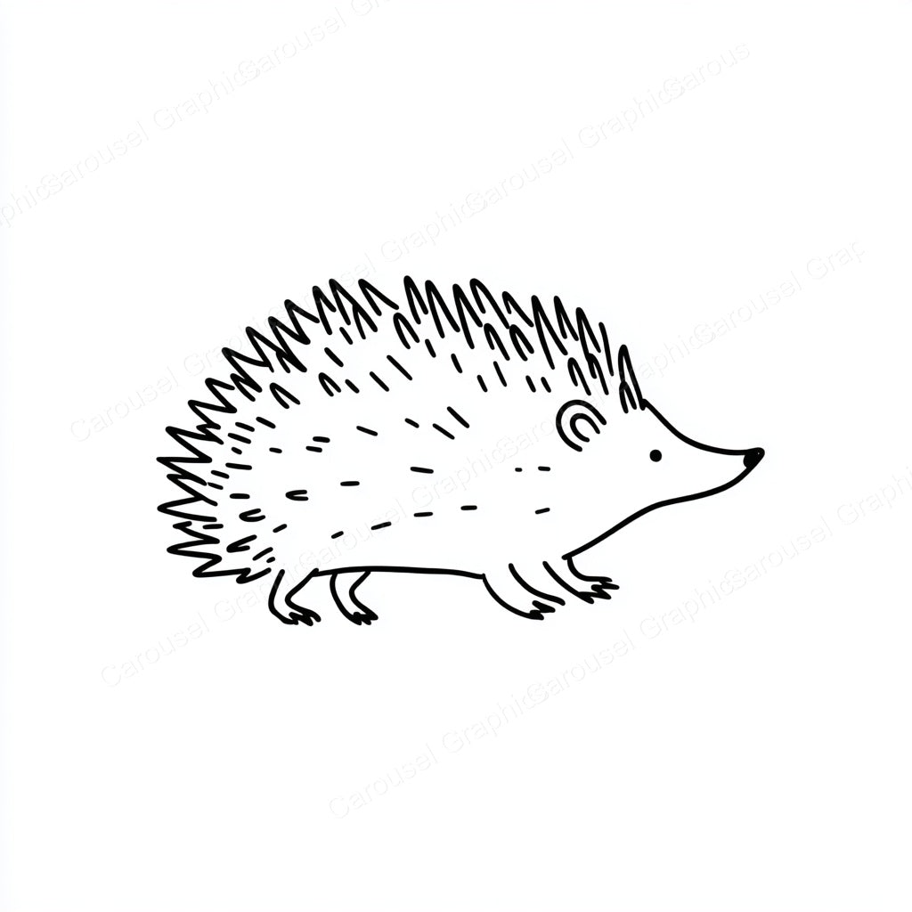 Porcupine Vector Graphic preview