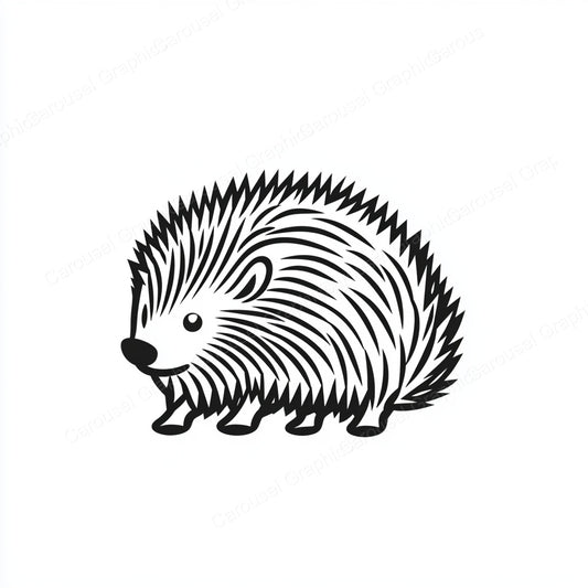 Porcupine Vector Graphic preview