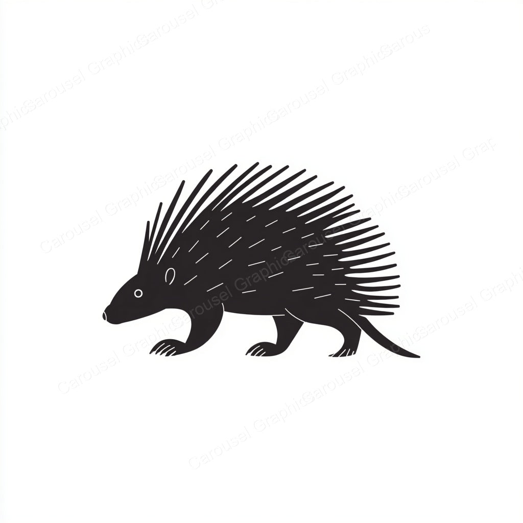 Porcupine Vector Graphic preview