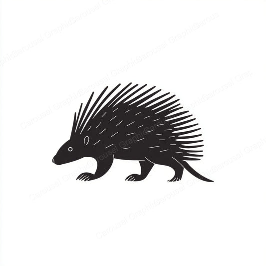 Porcupine Vector Graphic preview