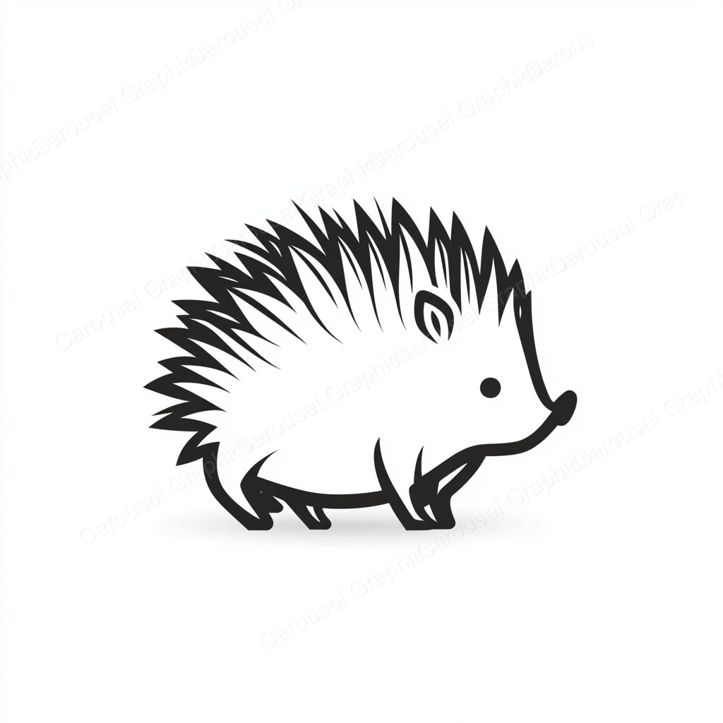 Porcupine Vector Graphic preview