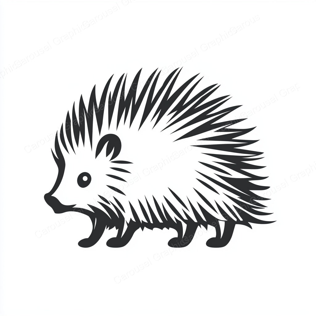 Porcupine Vector Graphic preview