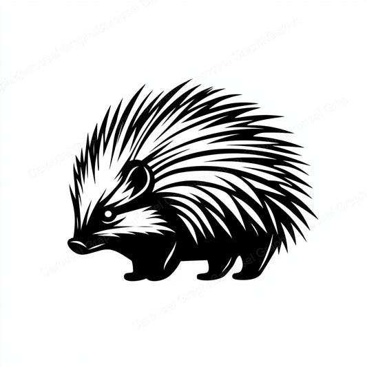 Porcupine Vector Graphic preview