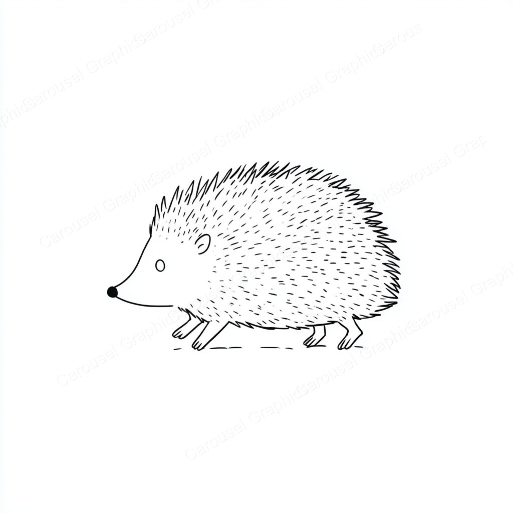 Porcupine Vector Graphic preview