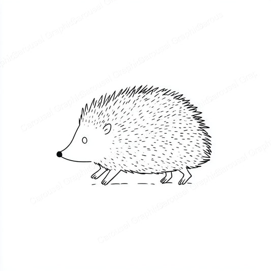 Porcupine Vector Graphic preview