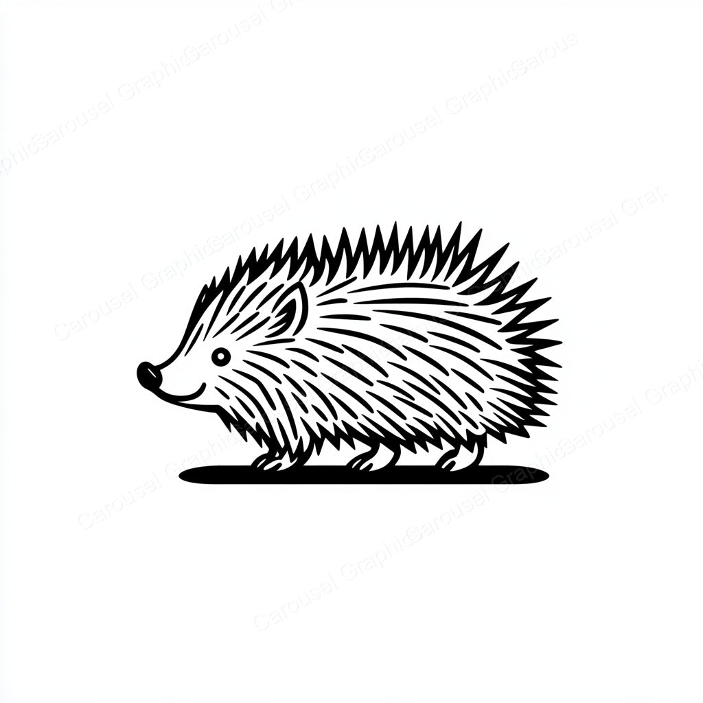Porcupine Vector Graphic preview