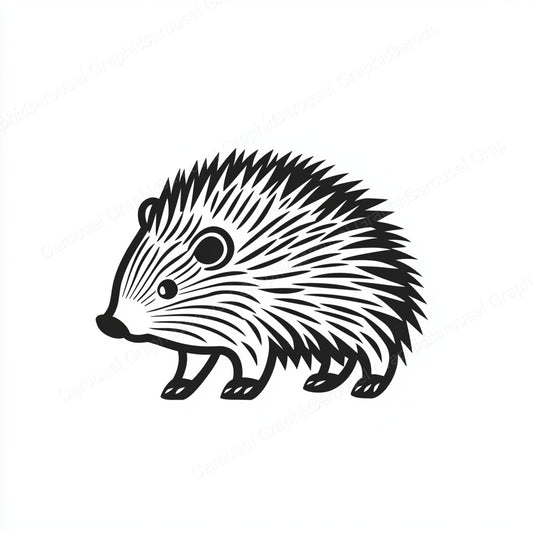 Porcupine Vector Graphic preview