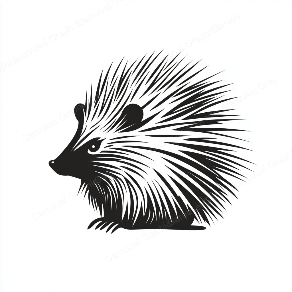 Porcupine Vector Graphic preview